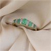 9ct Graduated Five Stone Emerald And Diamond Ring- Size Z only - Z51200 Alternative Image