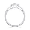 Platinum Diamond Trilogy Ring - 1/3ct - Z51202 Alternative Image