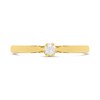 9ct Gold Solitaire Diamond Ring, estimated approx 3mm, 10pts dia - Z51208 Alternative Image