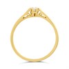 9ct Gold Solitaire Diamond Ring, estimated approx 3mm, 10pts dia - Z51208 Alternative Image