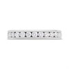 Polar Fire 9ct White Gold Diamond Half Eternity Ring - Z51220 Alternative Image