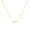 9ct Gold 1mm Wide Hollow Curb Chain - 24in - Z51224 Alternative Image