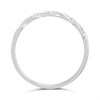 9ct White Gold Diamond Twisted Half Eternity Ring - 10pts - Z51228 Alternative Image