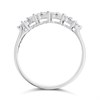 9ct White Gold 1 Carat Diamond Cluster Band Ring - Z5129 Alternative Image