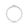 9ct White Gold Diamond Twist Ring - 20pts - d71157 Alternative Image