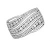 9ct White Gold 1 Carat Diamond Band Ring - d72127 Alternative Image