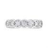 9ct White Gold Diamond Half Eternity Ring - 1/3ct - d72131 Alternative Image