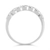 9ct White Gold Diamond Half Eternity Ring - 1/3ct - d72131 Alternative Image