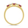 9ct Gold Ruby And Diamond Ring - d8234 Alternative Image