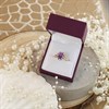 9ct Gold Amethyst And Diamond Cluster Ring - 10pts - d8474 Alternative Image