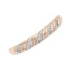 9ct Rose Gold Diamond Band Ring - r2135 Alternative Image