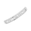 9ct White Gold Cubic Zirconia Half Eternity Ring - EXCLUSIVE - r5942 Alternative Image