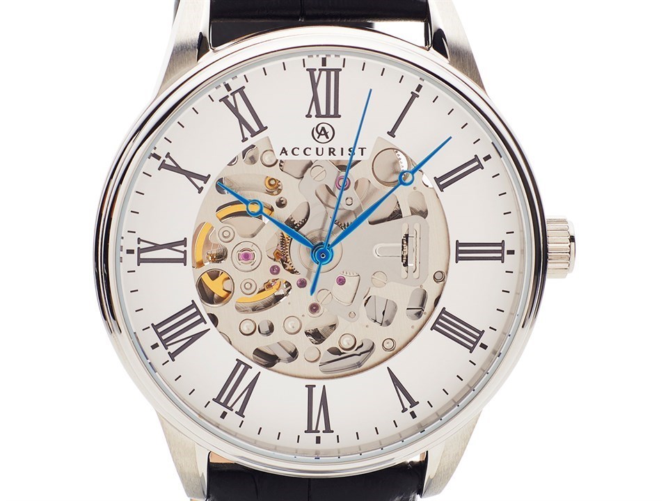 accurist skeleton watch