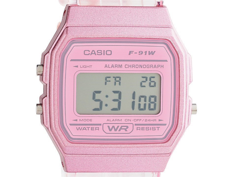 casio vintage pink
