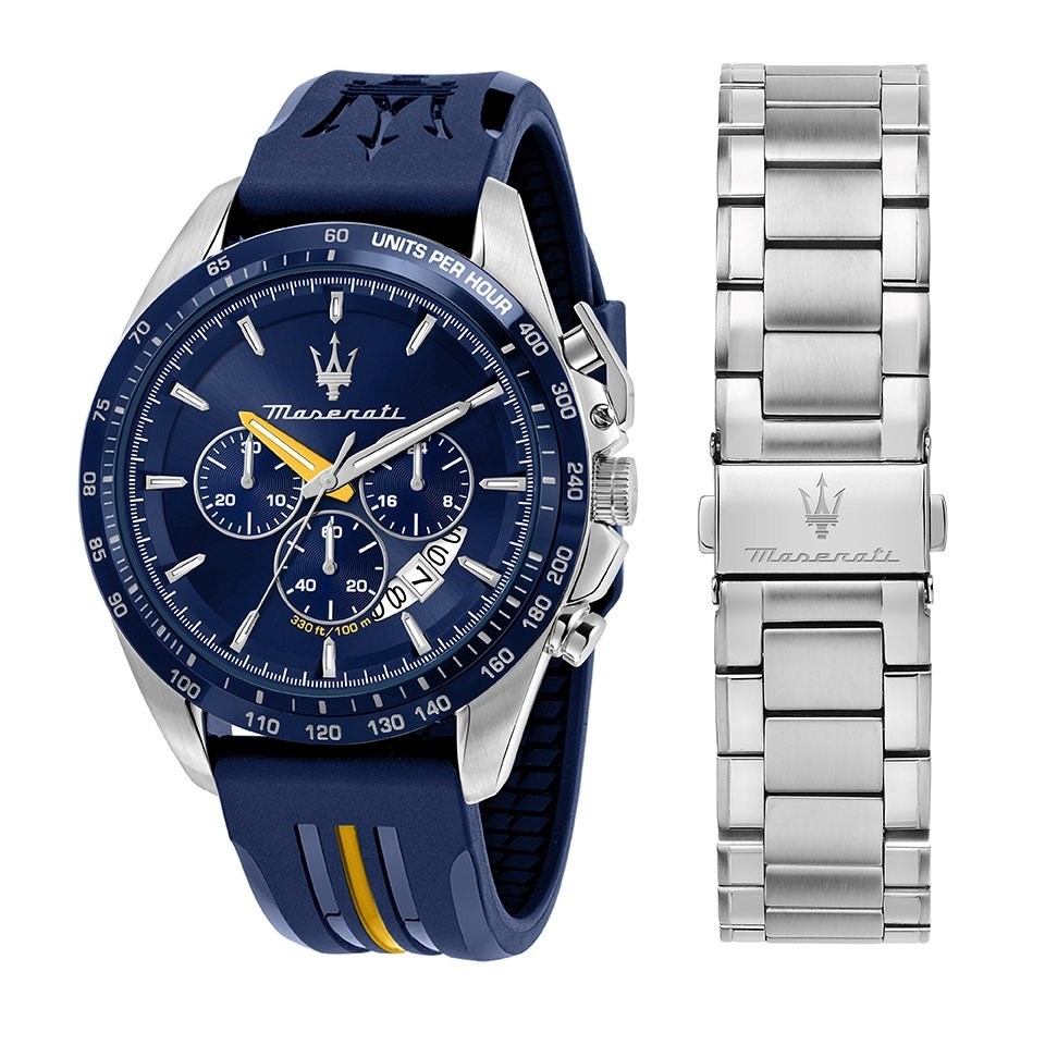 Maserati R8871612039 Modena Watch With Interchangeable Strap  