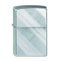 Image of Zippo Diagonal Weave Chrome Lighter - A2633