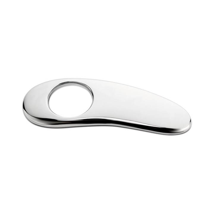 Silver Plated Engravable Paperweight With Magnifier - A18109