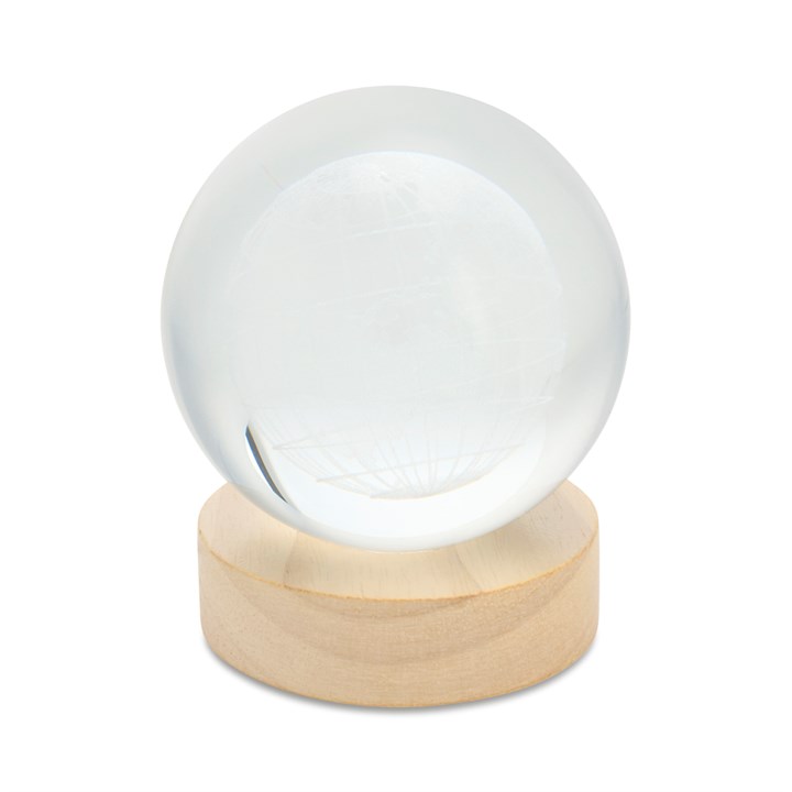 Light Up Globe Ornament- 8cm - A18127