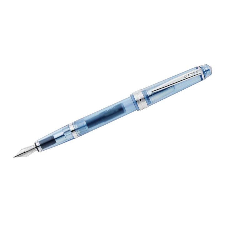 AT0746-18XS Cross Bailey Navy And Chrome Fine  Fountain Pen - A21168