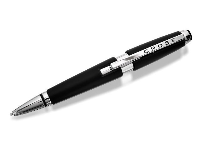 Cross AT0555-2 Edge Matt Black Rollerball Pen - A2122