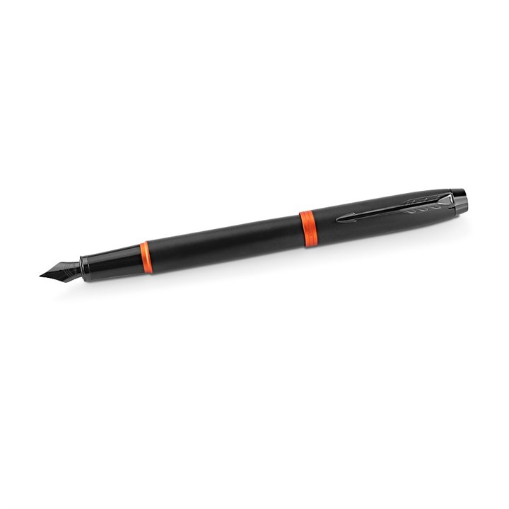 Parker IM 2172944 Flame Orange Vibrant Rings Fountain Pen - A23114