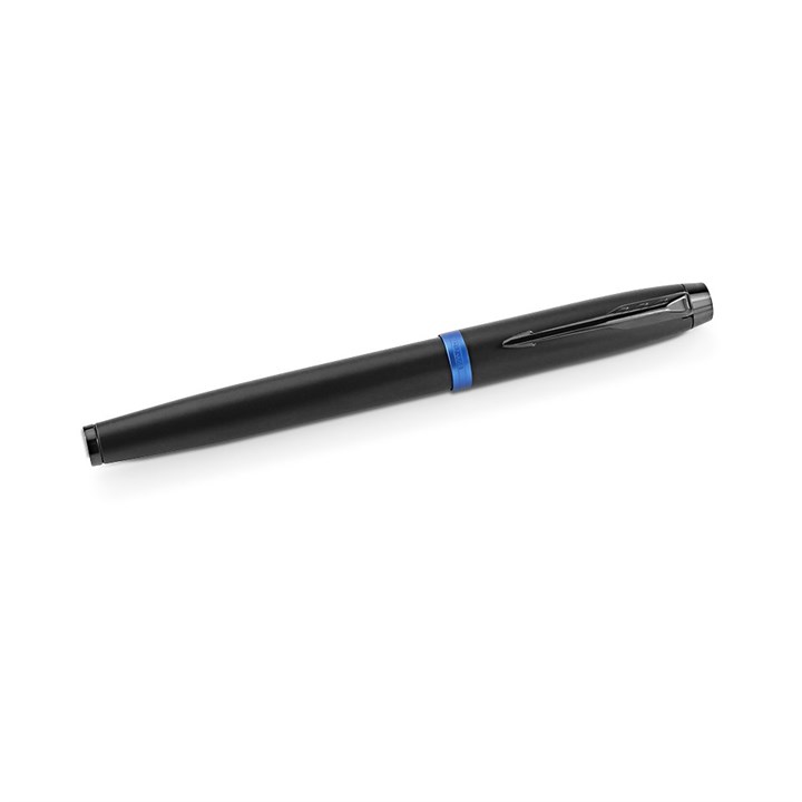 Parker IM 2172860 Marine Blue Vibrant Rings Rollerball Pen - A23117