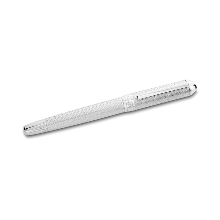 Hugo Boss HSI4652C Elemental Silver Tone Fountain Pen - A24132