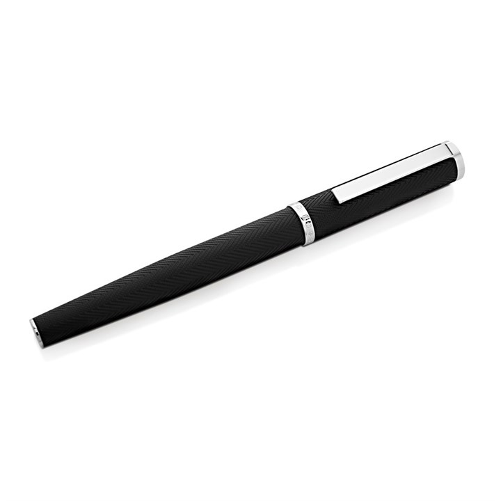 Hugo Boss Formation Herringbone Black Fountain Pen - A2490
