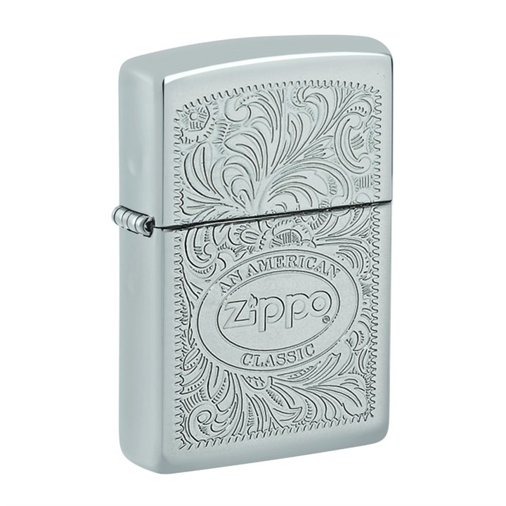 Zippo Polished Chrome Lighter - A26116