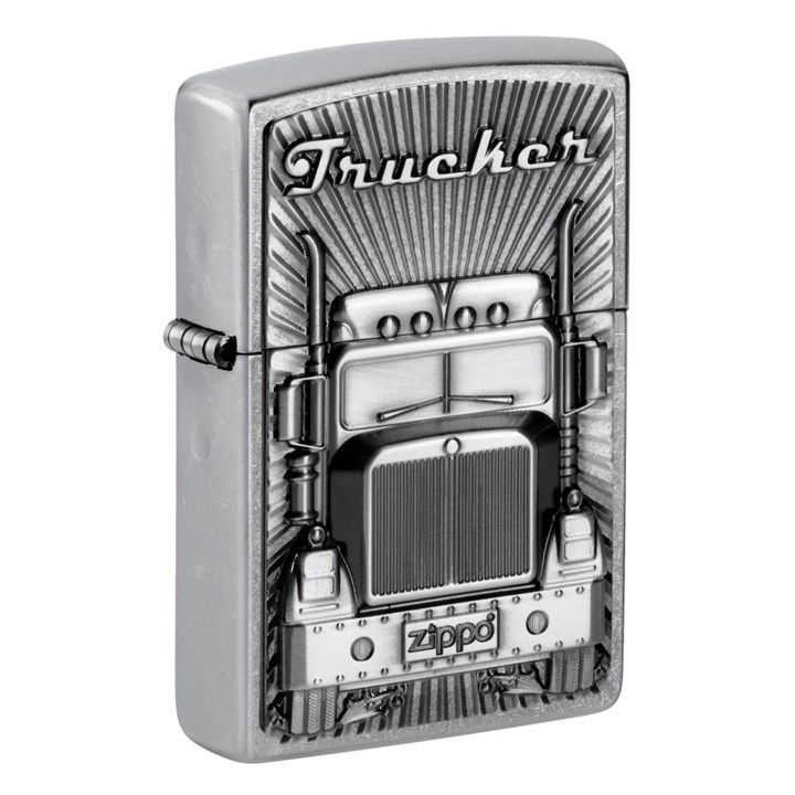 Zippo Street Chrome Trucker Lighter - A26118