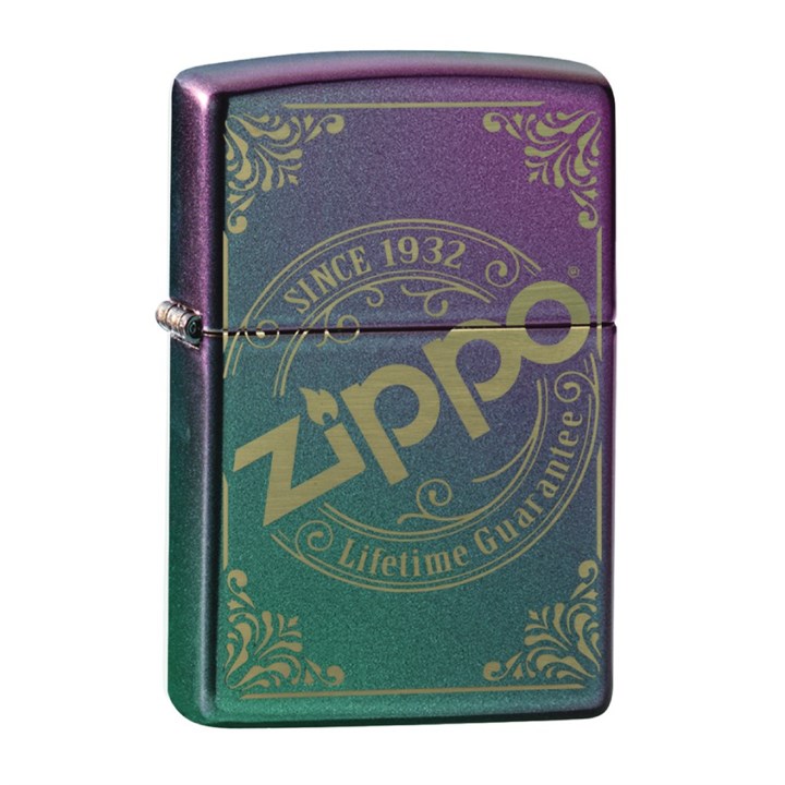 Zippo Stamp Iridescent Laser Lighter - A26119