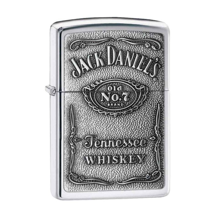 Zippo Jack Daniels Chrome Lighter - A26120