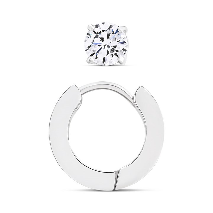 Joseph & George Huggie Hoop And Stud Earring Set - A3438