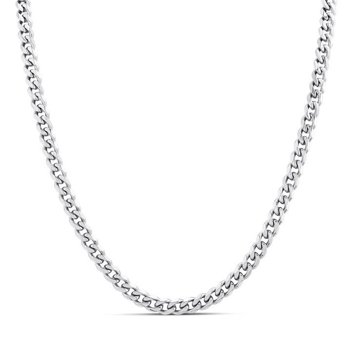 Joseph & George Stainless Steel Curb Necklace - A3456