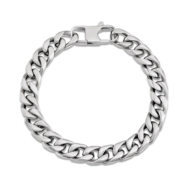 Joseph & George Stainless Steel Curb Bracelet - A3457