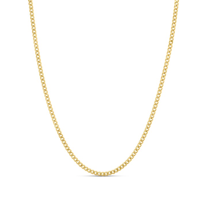 Joseph And George Gold Tone Curb Chain- 22in - A3460