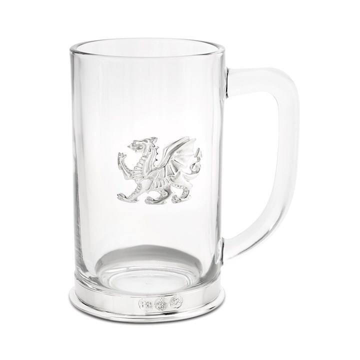 Welsh Glass Tankard - A3613