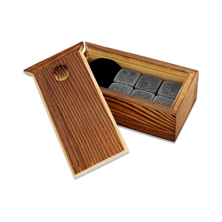 Box Of Six Whiskey Stones - A40113