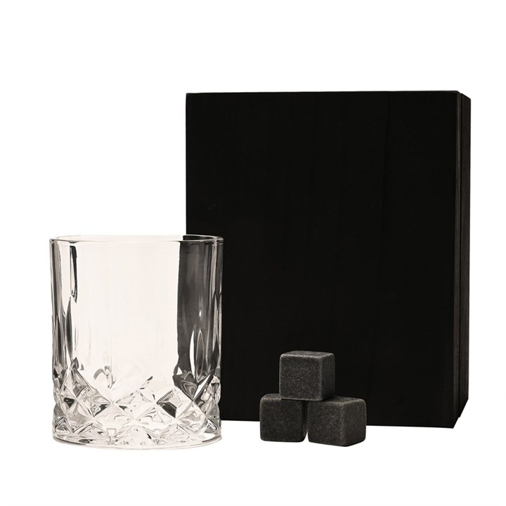 Harvey Makin Whisky Glass And Stone Set - A40114
