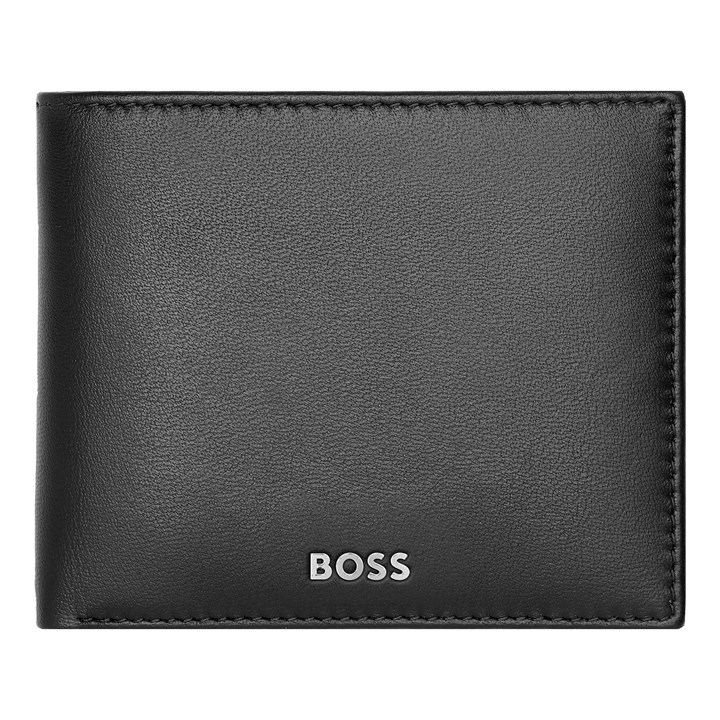 HLW403A Hugo Boss Leather Wallet Black - A40122