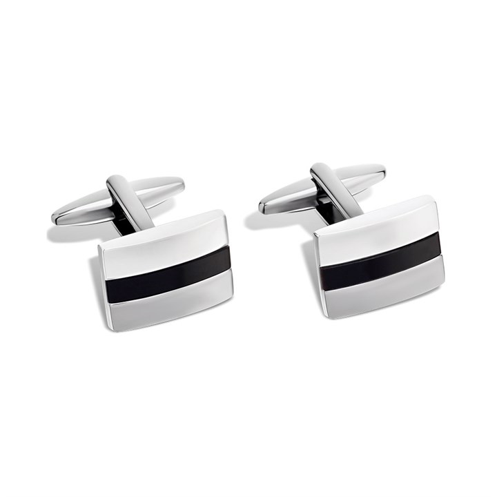Rectangular Onyx Cufflinks - A53176