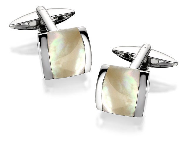 Mother Of Pearl Cushion Cufflinks - A5339