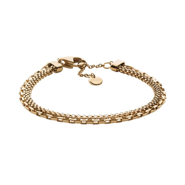 Skagen SKJ1861710 MERETE MESH Gold Tone IP Bracelet - A70280