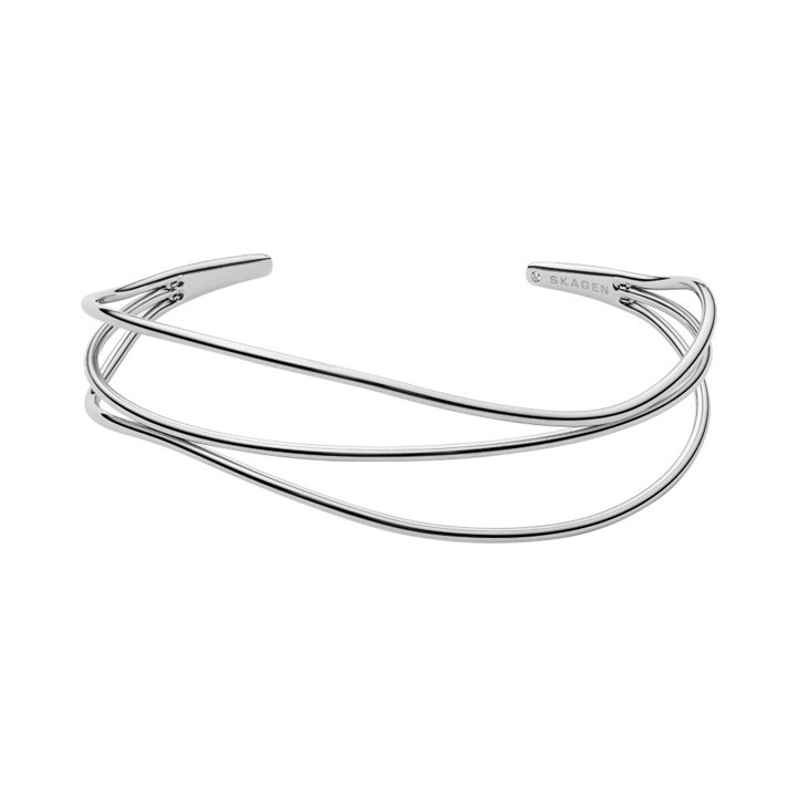 Skagen SKJ1124040 KARIANA WAVES Stainless Steel Bangle - A70286