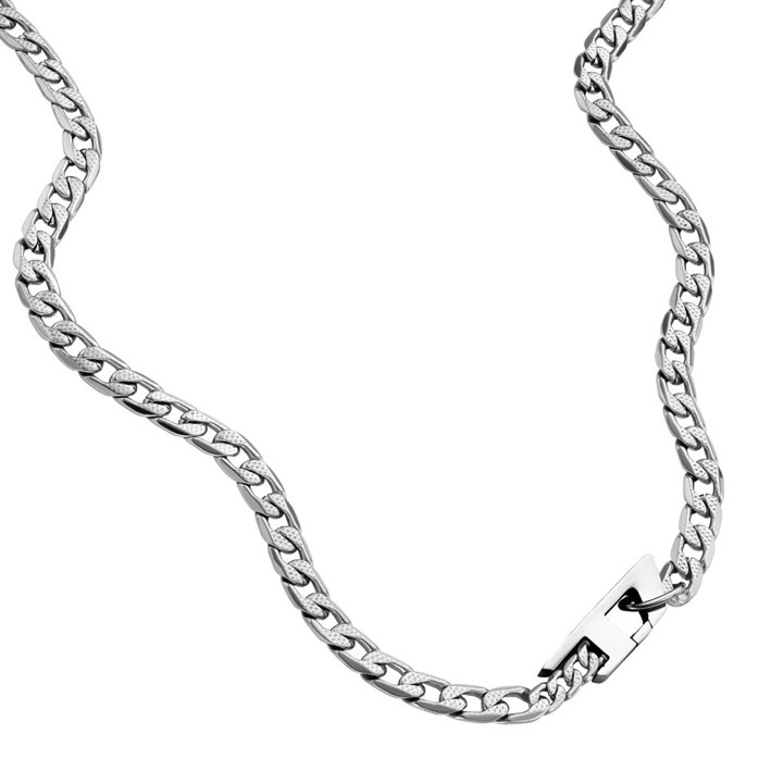 Diesel DX1497040 Stainless Steel Logo Necklace - A9218