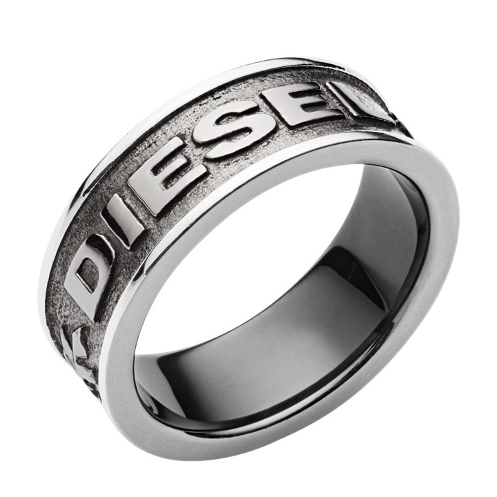 Diesel DX1108060 Stainless Steel Logo Ring - A9221