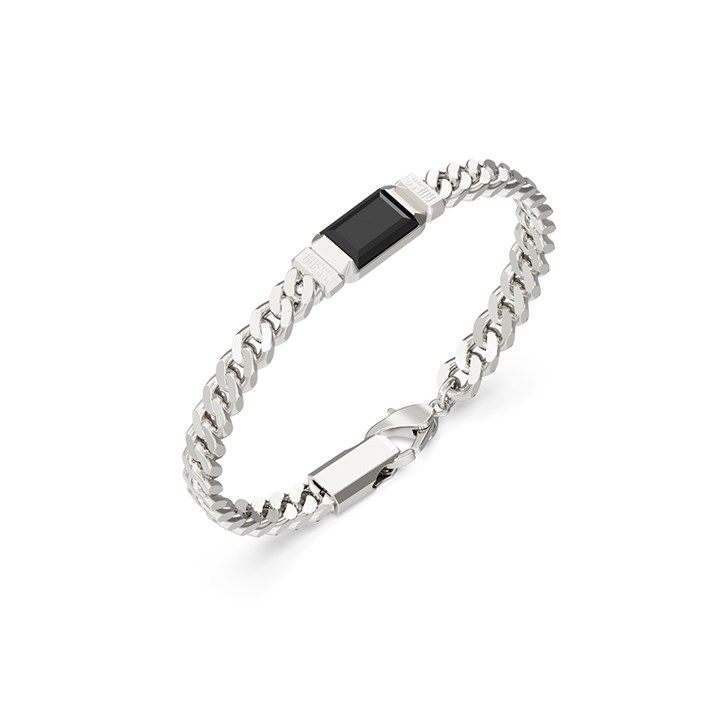 Guess JUMB06067JWSTBKS Steel Tag Bracelet - A9338