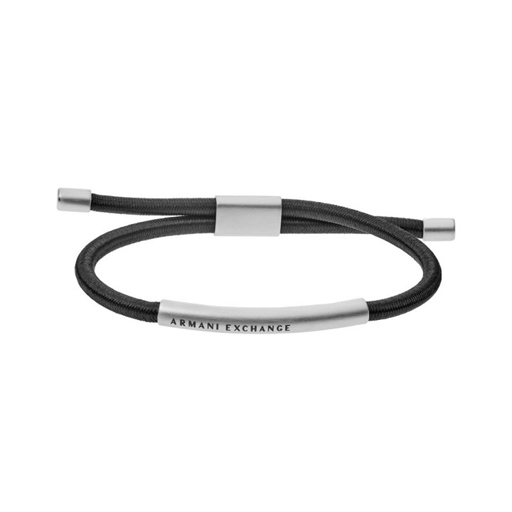 Armani Exchange AXG0041040 Stainless Steel Fabric Bracelet - A9548