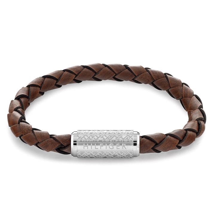 Tommy Hilfiger 2790482 Brown Leather Bracelet - A9628