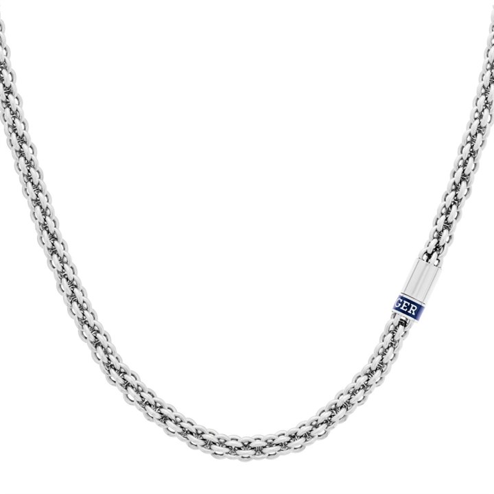 Tommy Hilfiger 2790524 Stainless Steel Navy Enamel Necklace - A9631